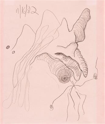 CARROLL DUNHAM Two drawings.